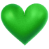 a green heart emoji